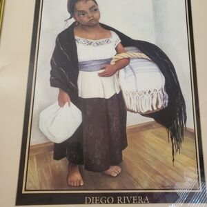 Art Print with Black and White Details